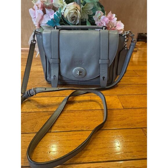 COACH BLEECKER LEATHER MINI BROOKLYN MESSENGER BAG 32279 (PU150 - Picture 1 of 10